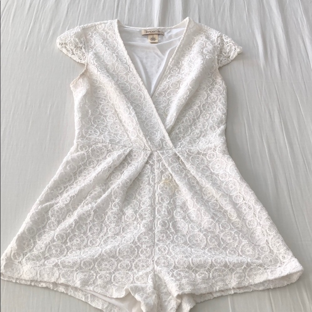 White Lace Romper